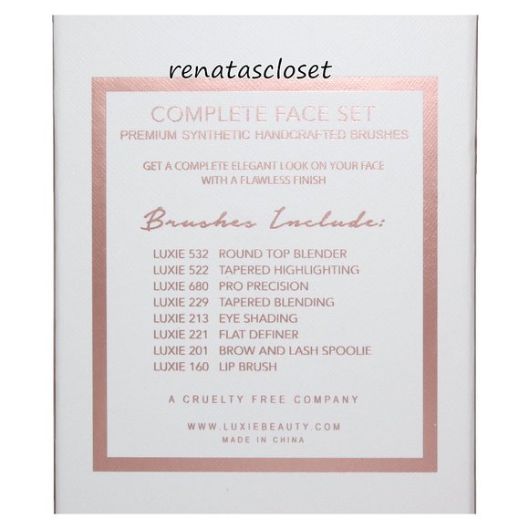 Luxie 8pc Complete Face Brush Set NIP - Picture 5 of 10